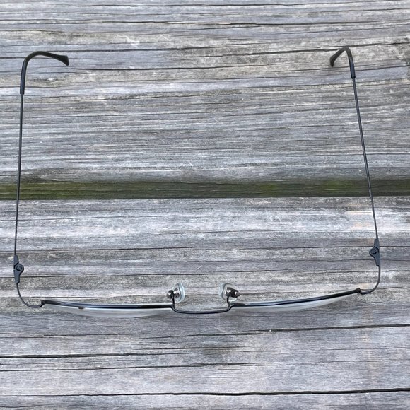 DKNY Glasses Frame Made in Italy Black Metal Glass - Picture 9 of 11